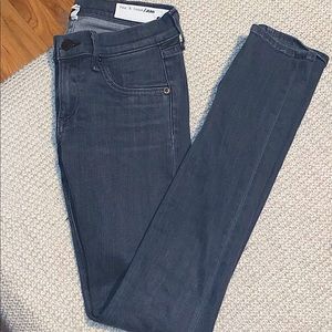 rag & bone - gray skinny jeans, size 25